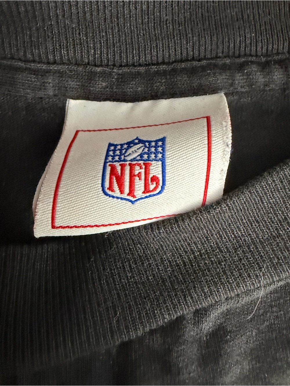 Vintage ‘90s NFL Broncos Mile High MagiGraphic Tee - Orange & Navy Helmet Design - Picture 4 of 6